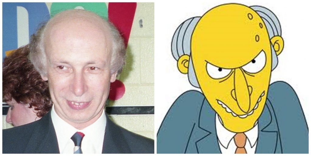 cartoon characters and their real life dopplegangers