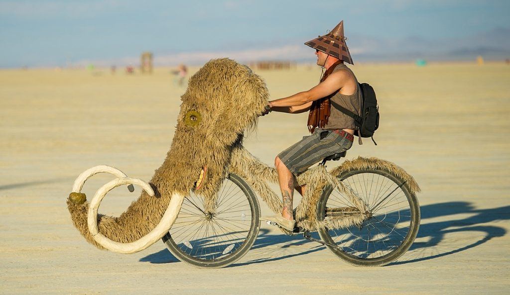 Burning Man bikes