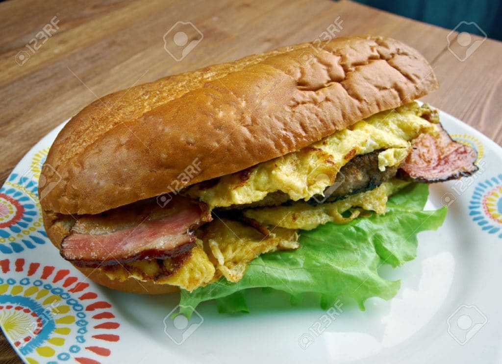 Enormous Omelet Sandwich