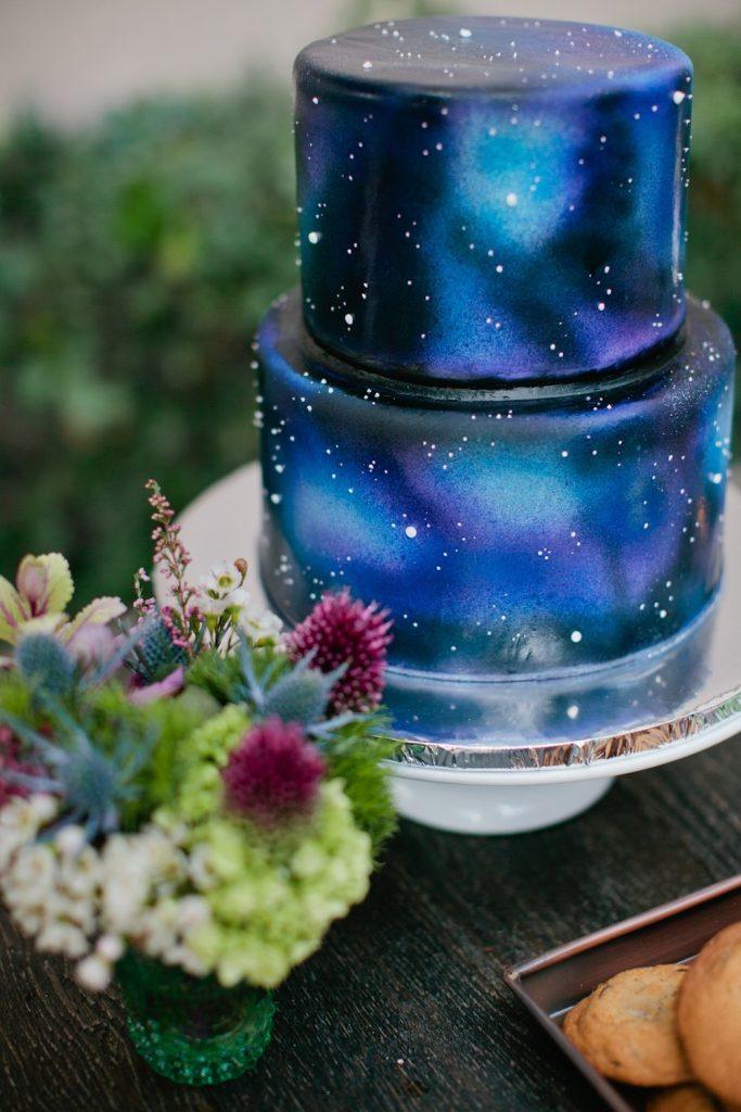 galaxy cake