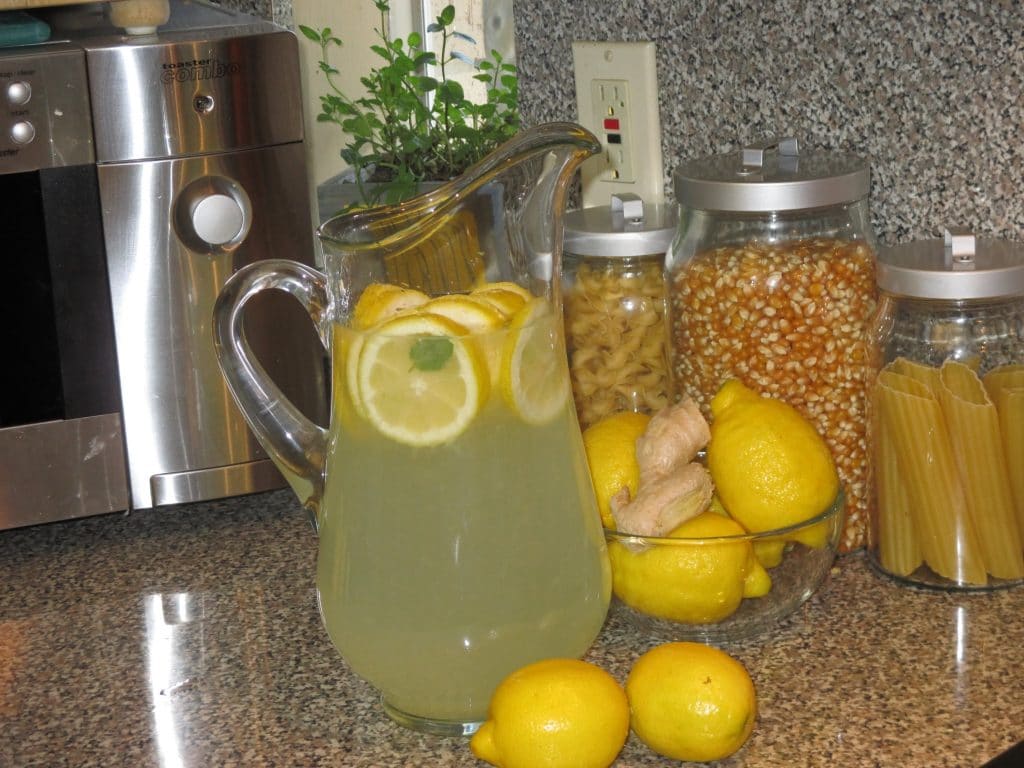 lemon water