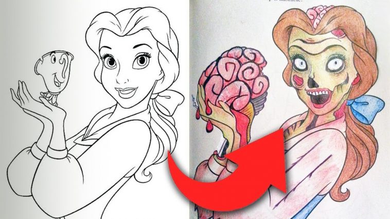 Children's Coloring Books Ruined by Adults!