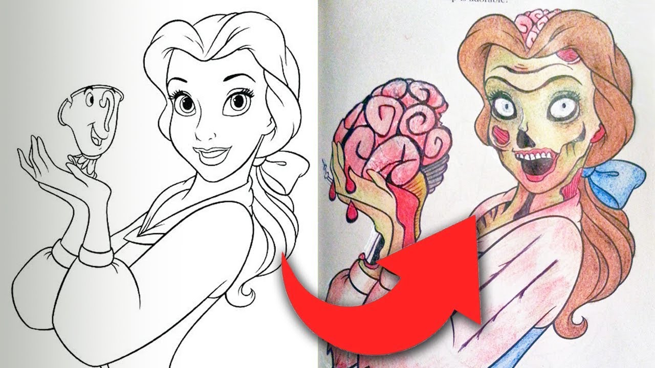 Children's Coloring Books Ruined by Adults! - Brilliant News